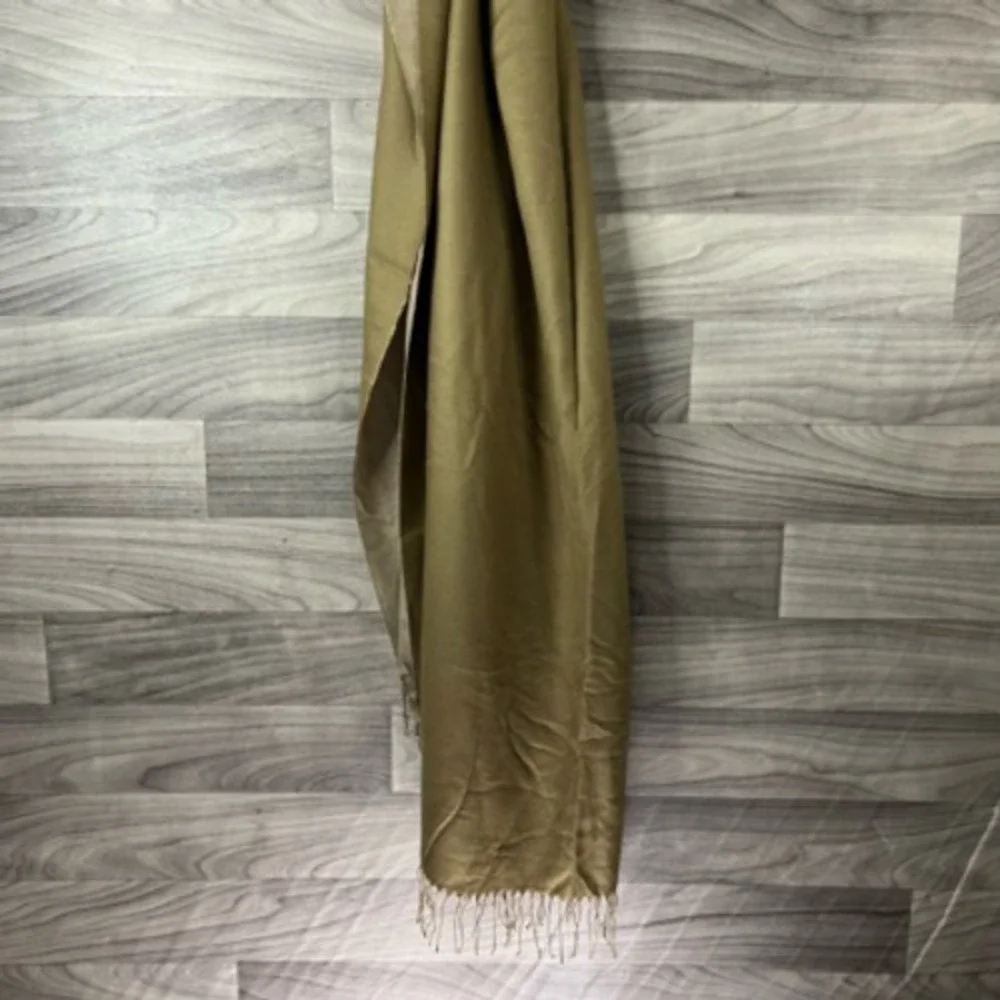 Pashmink Womens Shawl Wrap Scarf Brown‎ Rectangle Fringe Oversize Germany OS